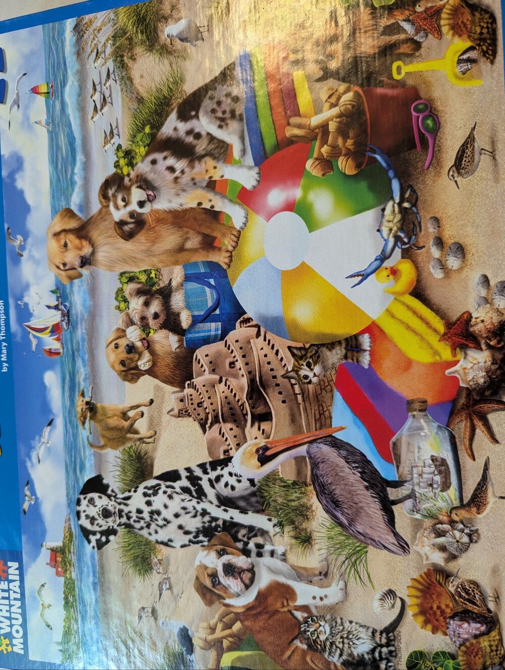 Beach Buddies 500 Piece Jigsaw Puzzle By White Mountain